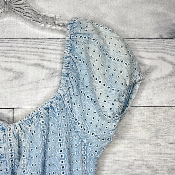 Sim & Sam Chambray Eyelet Dress - Picture 4 of 7